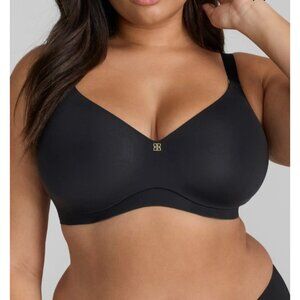 Honeylove 34DDD Wireless Bra Black Sculpting Lift Seamless Support Shapewear